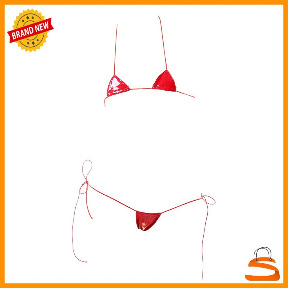 Micro Bikini Set Polyester Spandex Adjustable Sli… - image 1